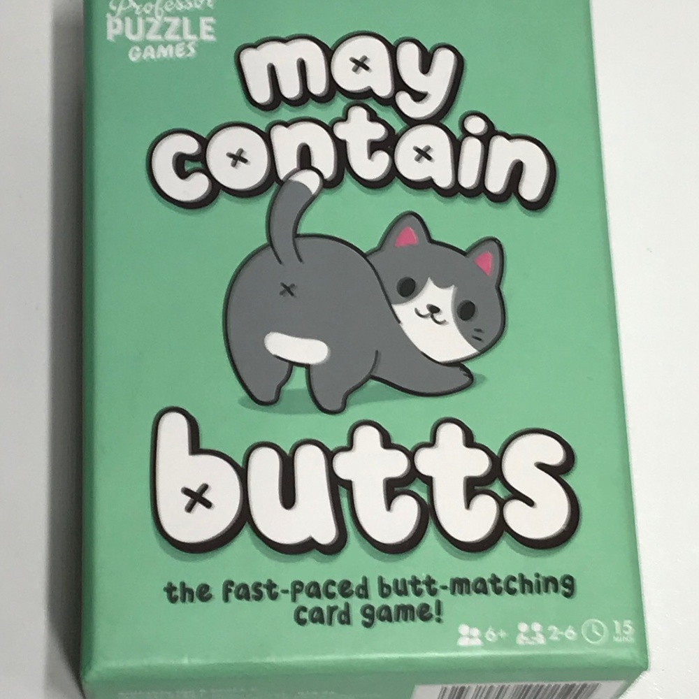 May Contain Butts! A "Butt-Matching" Card Game!